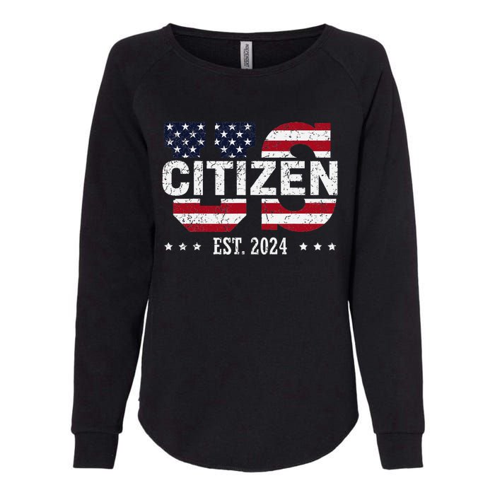 Us Citizenship Decoration American New Usa Citizen Womens California Wash Sweatshirt