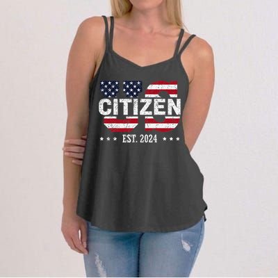 Us Citizenship Decoration American New Usa Citizen Women's Strappy Tank