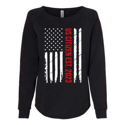 US Citizenship Decoration American New USA Citizen Womens California Wash Sweatshirt