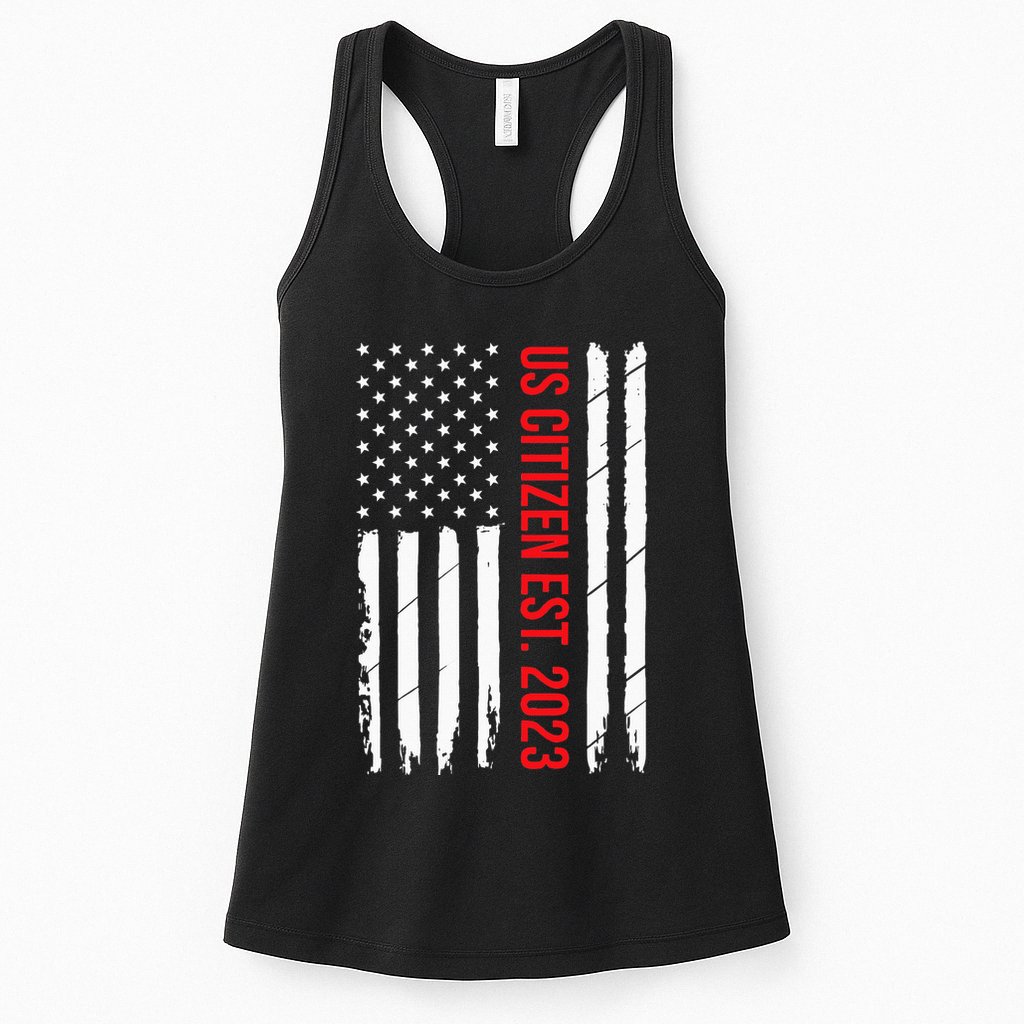 US Citizenship Decoration American New USA Citizen Womens Tank Top