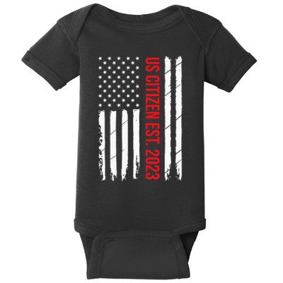 US Citizenship Decoration American New USA Citizen Baby Bodysuit