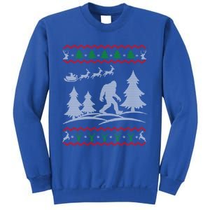 Ugly Christmas Design Bigfoot Funny Great Gift Sweatshirt