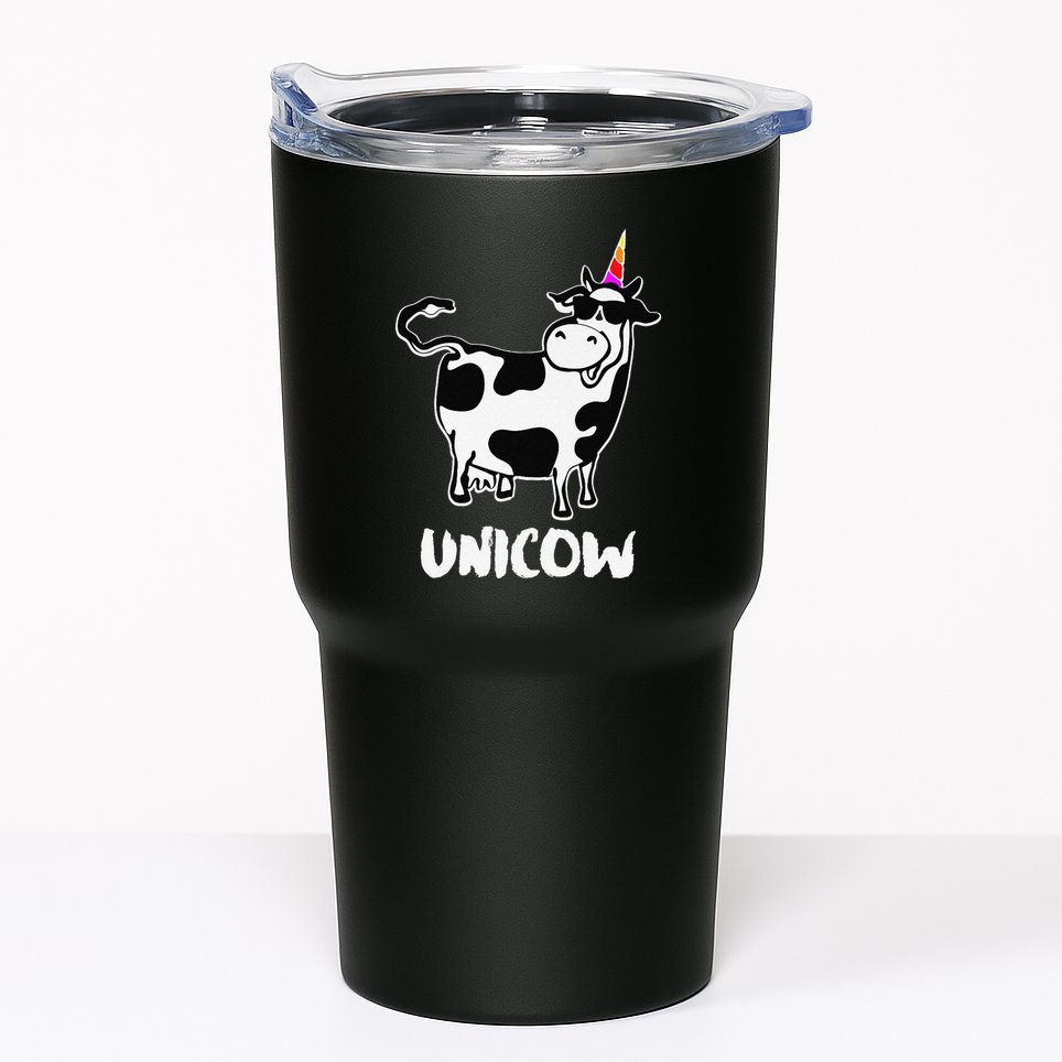 Unicow. Cute Dairy Cow Farmer Funny Cow Lover Gift Premium Tumbler