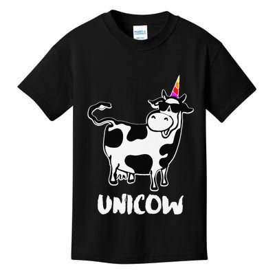 Unicow. Cute Dairy Cow Farmer Funny Cow Lover Gift Premium Kids T-Shirt