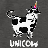 Unicow. Cute Dairy Cow Farmer Funny Cow Lover Gift Premium Vector Backpack