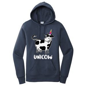 Unicow. Cute Dairy Cow Farmer Funny Cow Lover Gift Premium Women's Pullover Hoodie