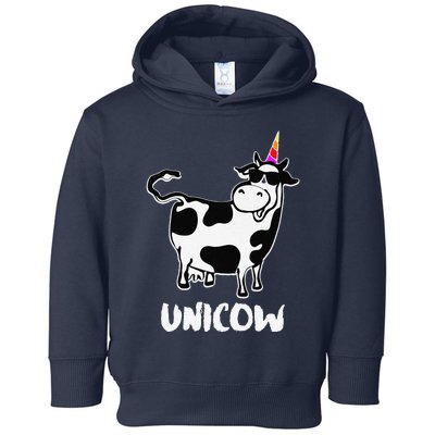 Unicow. Cute Dairy Cow Farmer Funny Cow Lover Gift Premium Toddler Hoodie