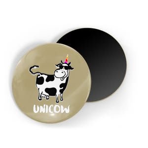 Unicow. Cute Dairy Cow Farmer Funny Cow Lover Gift Premium Magnet