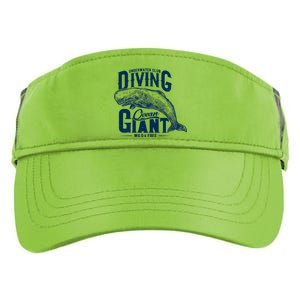 Underwater Club Diving Ocean Giant Wild And Free Adult Drive Performance Visor