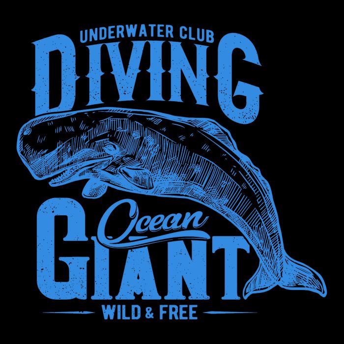 Underwater Club Diving Ocean Giant Wild And Free Cooling Performance Crew T-Shirt