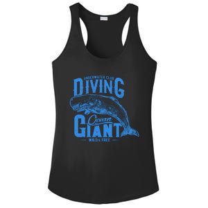 Underwater Club Diving Ocean Giant Wild And Free Ladies PosiCharge Competitor Racerback Tank