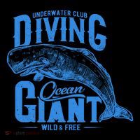 Underwater Club Diving Ocean Giant Wild And Free Cooling Performance Long Sleeve Crew