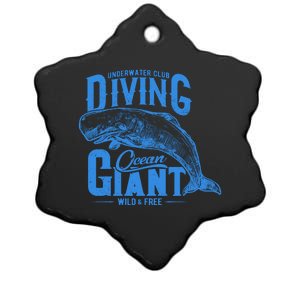 Underwater Club Diving Ocean Giant Wild And Free Ceramic Star Ornament