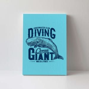 Underwater Club Diving Ocean Giant Wild And Free Canvas