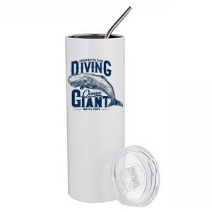 Underwater Club Diving Ocean Giant Wild And Free Stainless Steel Tumbler