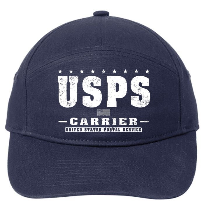 USPS Carrier Distressed 7-Panel Snapback Hat