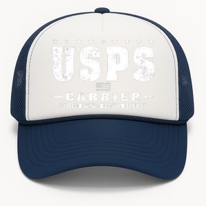 USPS Carrier Distressed Trucker Hat