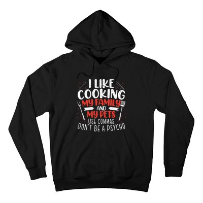 Use Commas Don't Be A Psycho Grammar Police English Teacher Hoodie