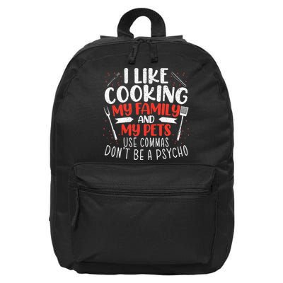 Use Commas Don't Be A Psycho Grammar Police English Teacher 16 in Basic Backpack