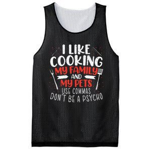 Use Commas Don't Be A Psycho Grammar Police English Teacher Mesh Reversible Basketball Jersey Tank