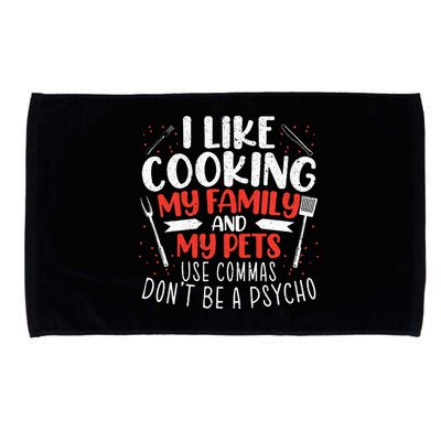 Use Commas Don't Be A Psycho Grammar Police English Teacher Microfiber Hand Towel