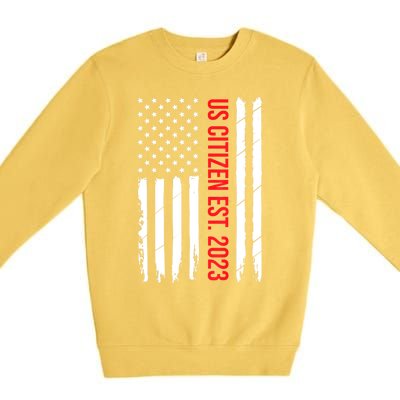 US Citizenship Decoration American New USA Citizen Premium Crewneck Sweatshirt