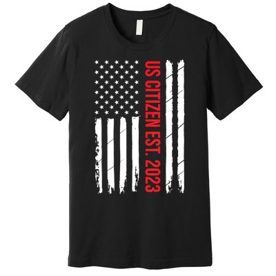 US Citizenship Decoration American New USA Citizen Premium T-Shirt