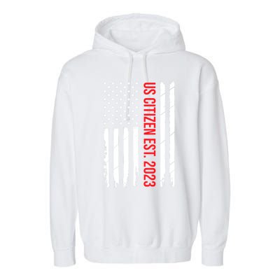 US Citizenship Decoration American New USA Citizen Garment-Dyed Fleece Hoodie