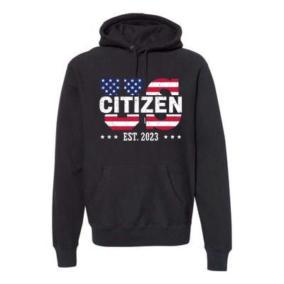 US Citizenship Decoration American New USA Citizen Premium Hoodie