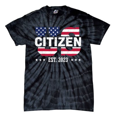 US Citizenship Decoration American New USA Citizen Tie-Dye T-Shirt