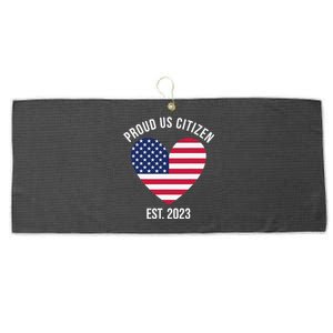 US Citizenship Decoration American New USA Citizen Large Microfiber Waffle Golf Towel