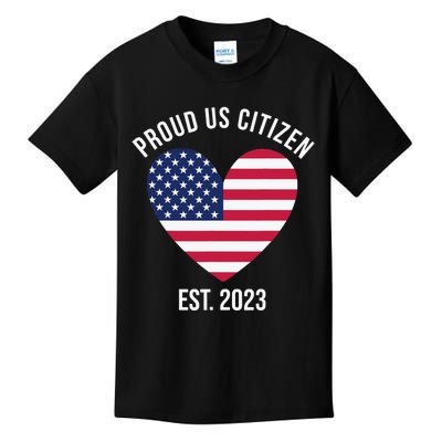 US Citizenship Decoration American New USA Citizen Kids T-Shirt