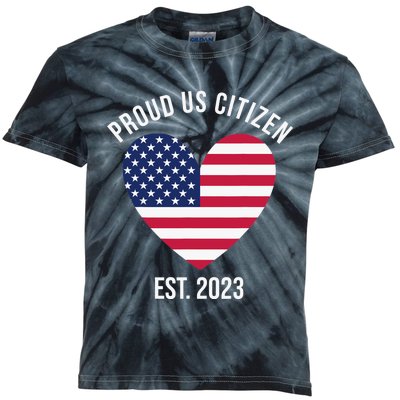 US Citizenship Decoration American New USA Citizen Kids Tie-Dye T-Shirt