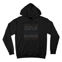 Ugly Christmas Drinking Funny Bourbon Holiday Party Hoodie