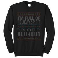 Ugly Christmas Drinking Funny Bourbon Holiday Party Sweatshirt