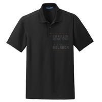 Ugly Christmas Drinking Funny Bourbon Holiday Party Dry Zone Grid Polo