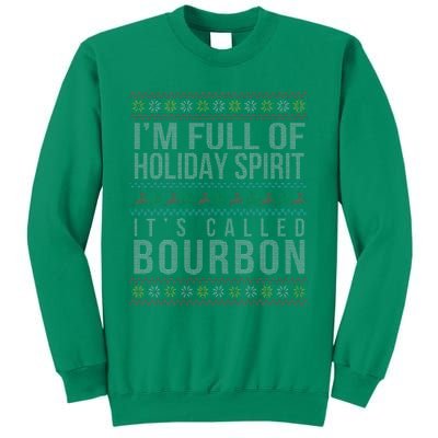 Ugly Christmas Drinking Funny Bourbon Holiday Party Sweatshirt