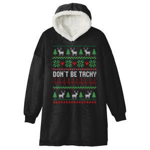 Ugly Christmas Dont Be Tachy Cardiac Nurse Cardiac Icu Xmas Gift Hooded Wearable Blanket