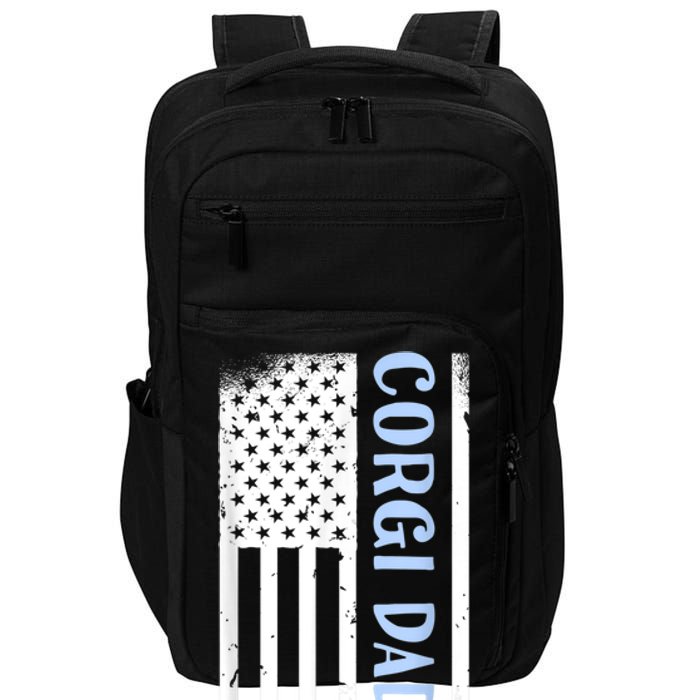 USA Corgi Design For Men Men Corgi Outfit USA Corgi Impact Tech Backpack