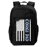 USA Corgi Design For Men Men Corgi Outfit USA Corgi Daily Commute Backpack