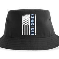 USA Corgi Design For Men Men Corgi Outfit USA Corgi Sustainable Bucket Hat