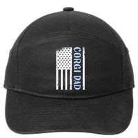 USA Corgi Design For Men Men Corgi Outfit USA Corgi 7-Panel Snapback Hat