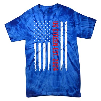 Us Citizenship Decoration American New Usa Citizen Tie-Dye T-Shirt