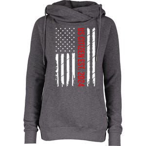 Us Citizenship Decoration American New Usa Citizen Womens Funnel Neck Pullover Hood