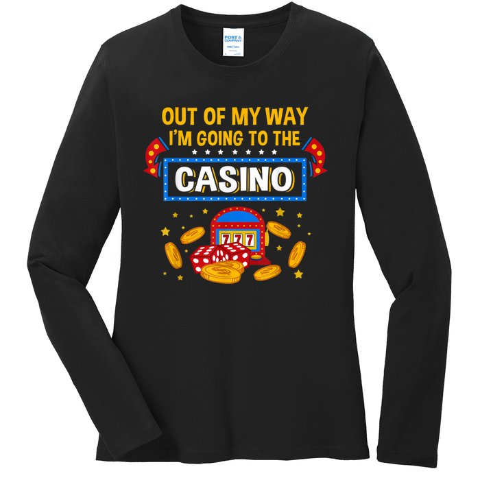 Unny Casino Design For Men Women Casino Gambler Gambling Ladies Long Sleeve Shirt