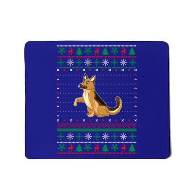 Ugly Christmas Decoration Ger Shepherd Dog Xmas Gift Mousepad