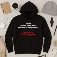 Use Commas Dont Be A Psycho Funny Grammar Police Hoodie