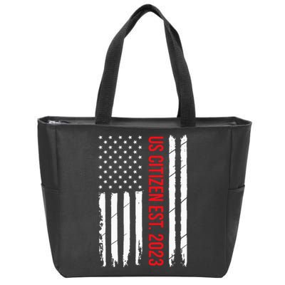 US Citizenship Decoration American New USA Citizen Zip Tote Bag