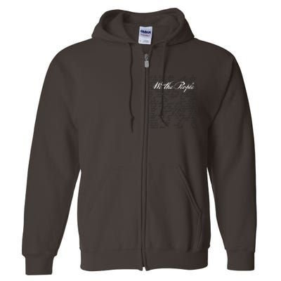 US Constitution Day We The People Full Zip Hoodie