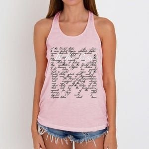 US Constitution Day We The People Women's Knotted Racerback Tank